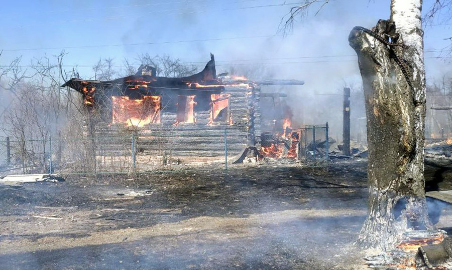 В Ибресинском районе из-за неосторожности при сжигании мусора погибли два человека
